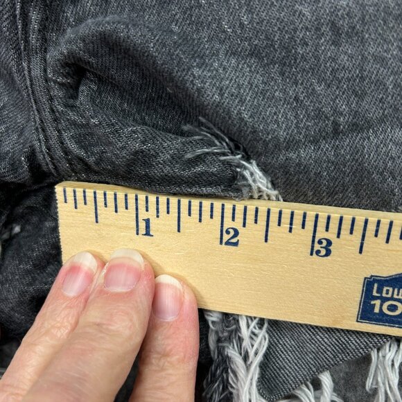 Levi's 501 Premium Original Fit Cut Off Shorts Women's Size 26 Button Fly Denim - Picture 12 of 13